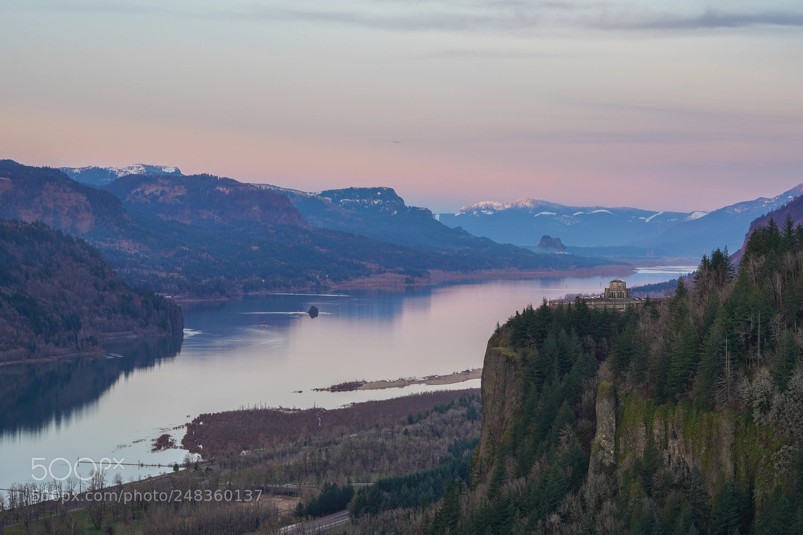 Sony a7R III sample photo. Vista house sunset photography
