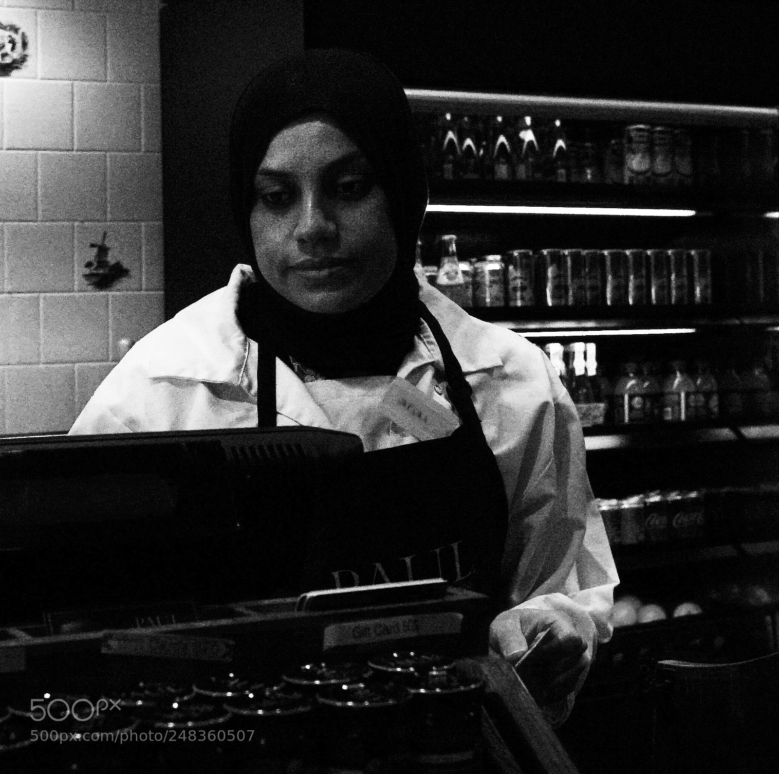 Sony a6500 sample photo. Barista photography