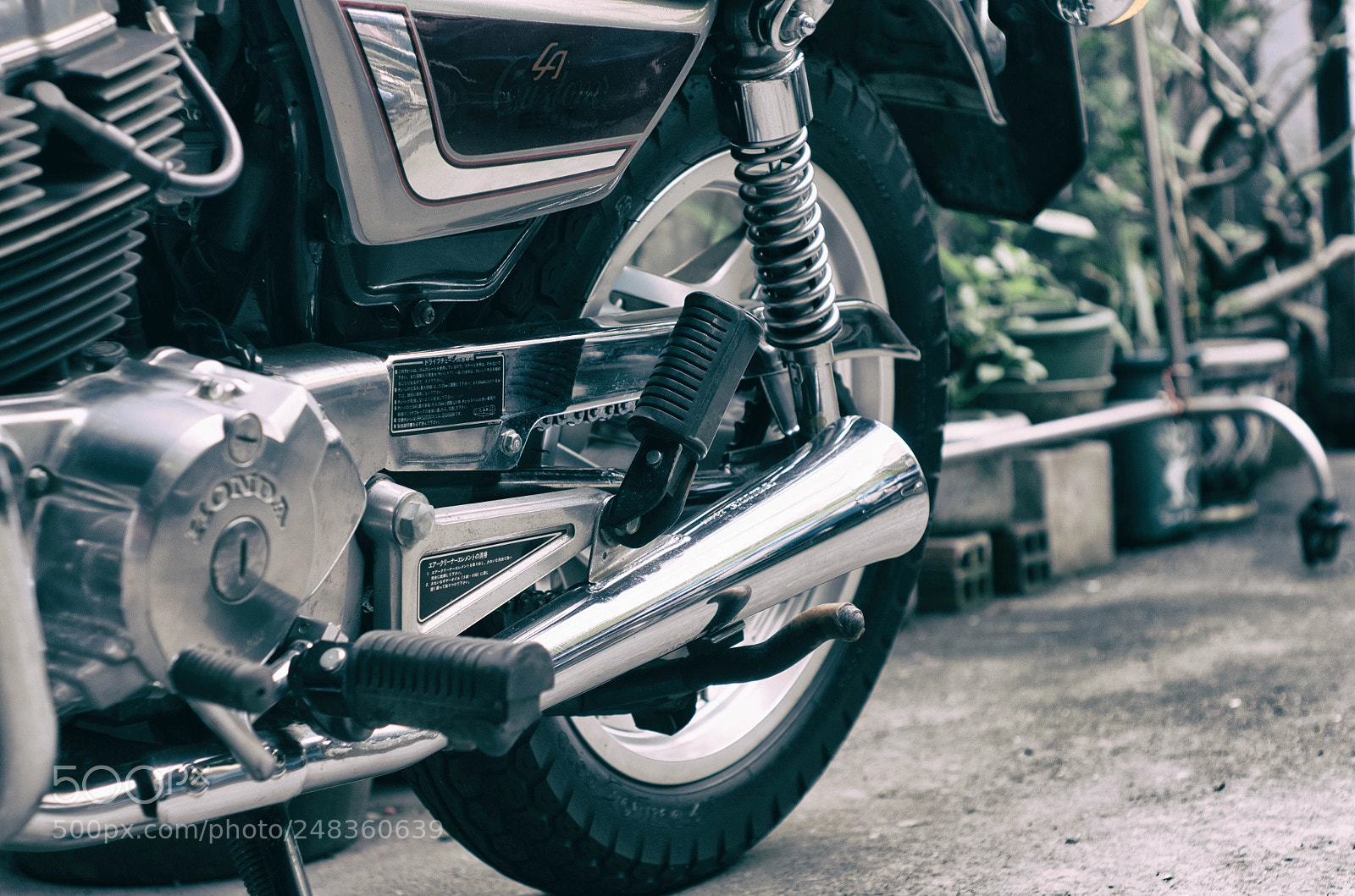 Pentax K-5 sample photo. Honda custom la 250 photography