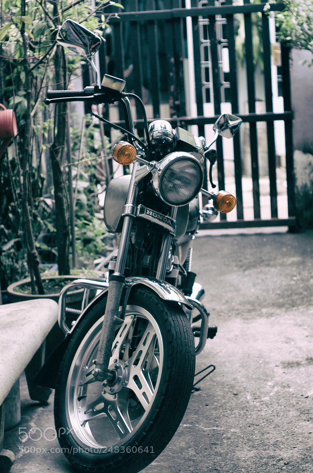 Pentax K-5 sample photo. Honda custom la 250 photography