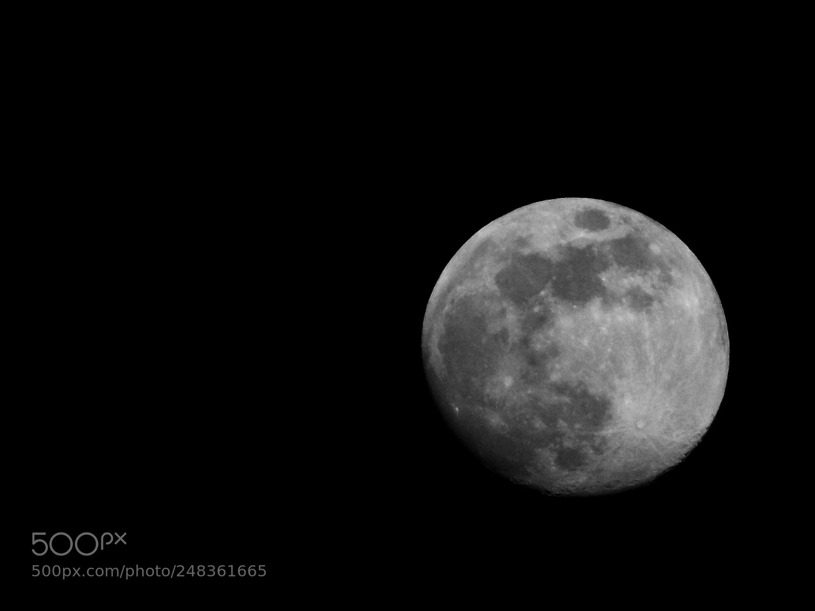 Nikon COOLPIX L340 sample photo. Full moon photography