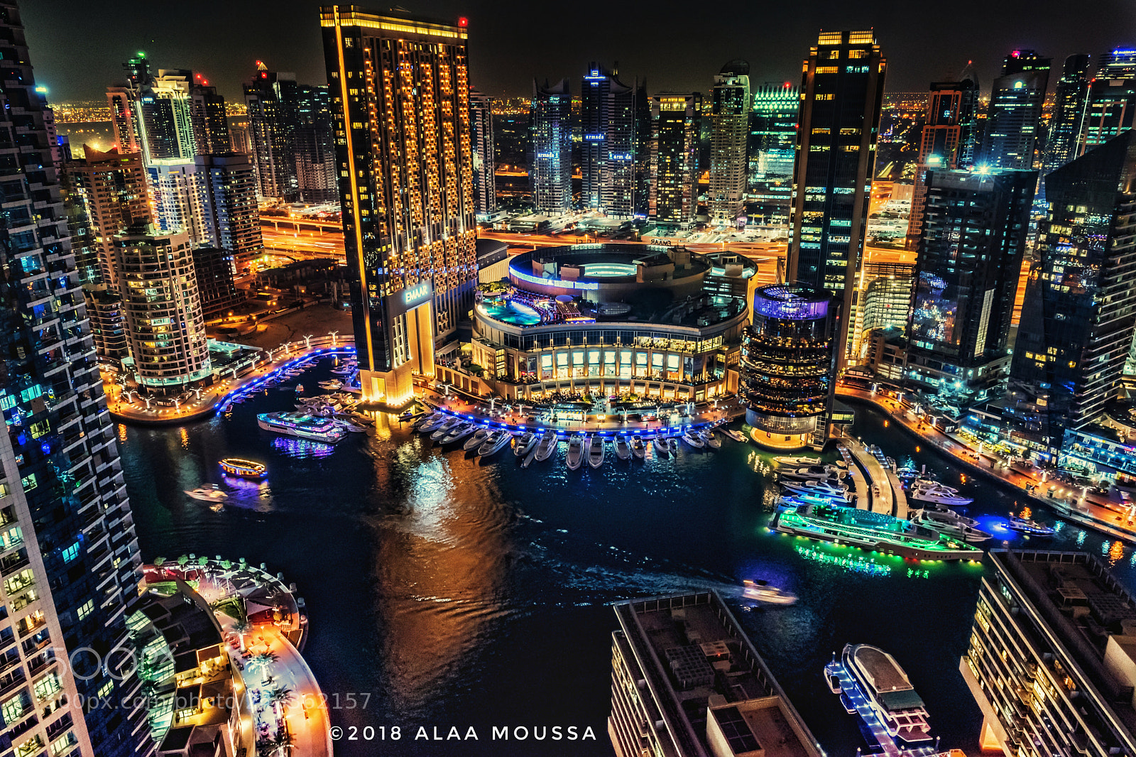 Nikon D5600 sample photo. Dubai marina photography