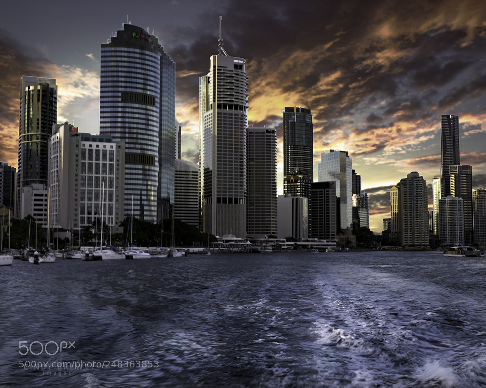 Canon EOS 6D Mark II sample photo. View of brisbane city photography