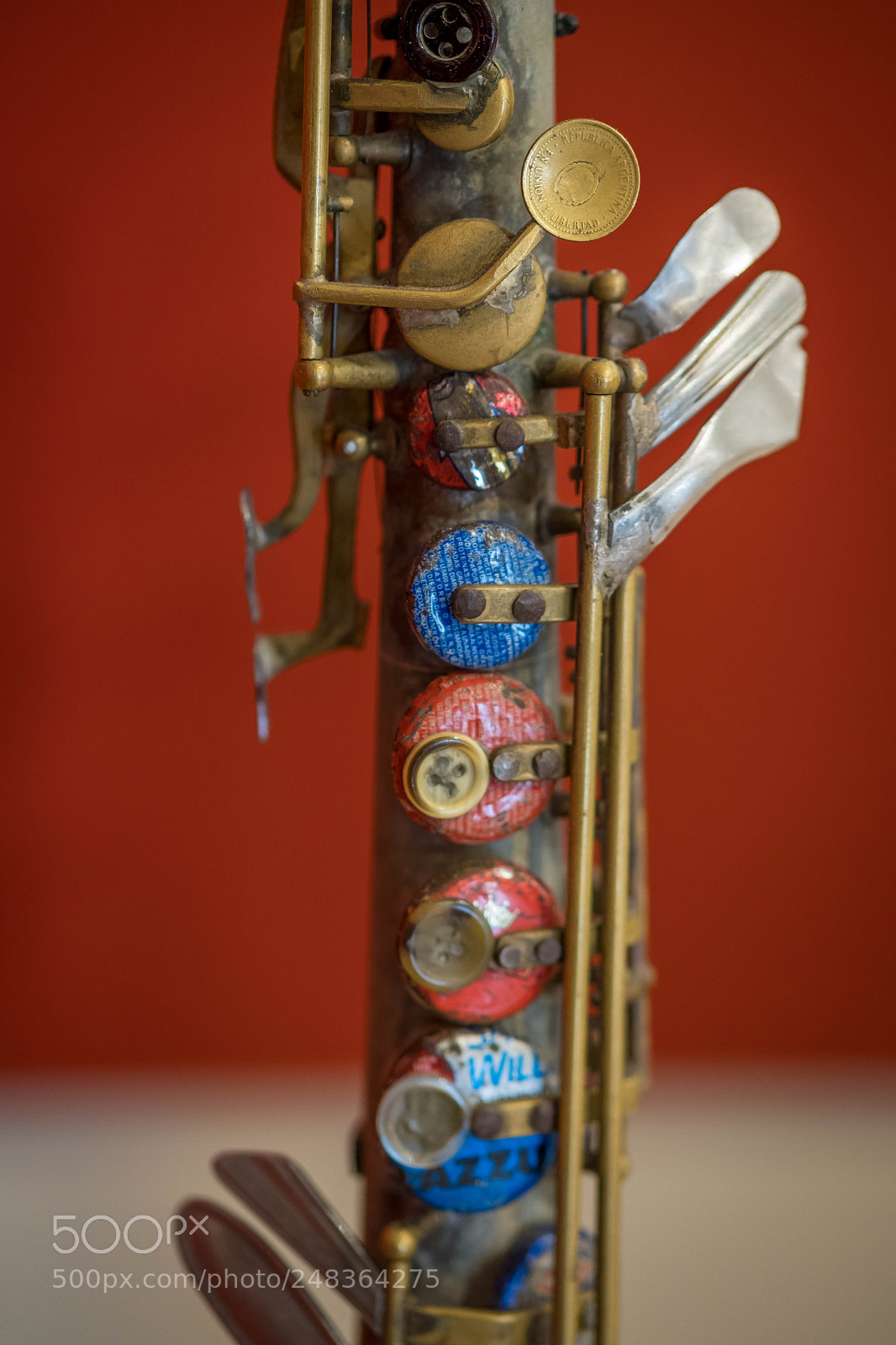 Fujifilm X-T2 sample photo. Recycled instrument photography