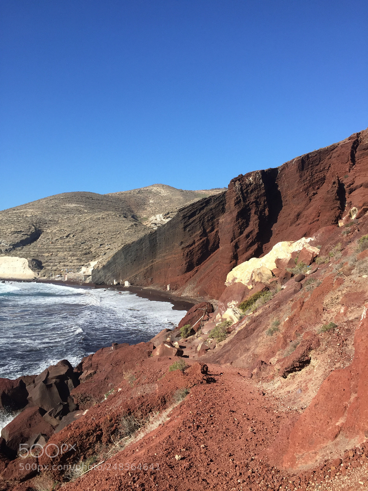 Apple iPhone 6 sample photo. Red beach photography