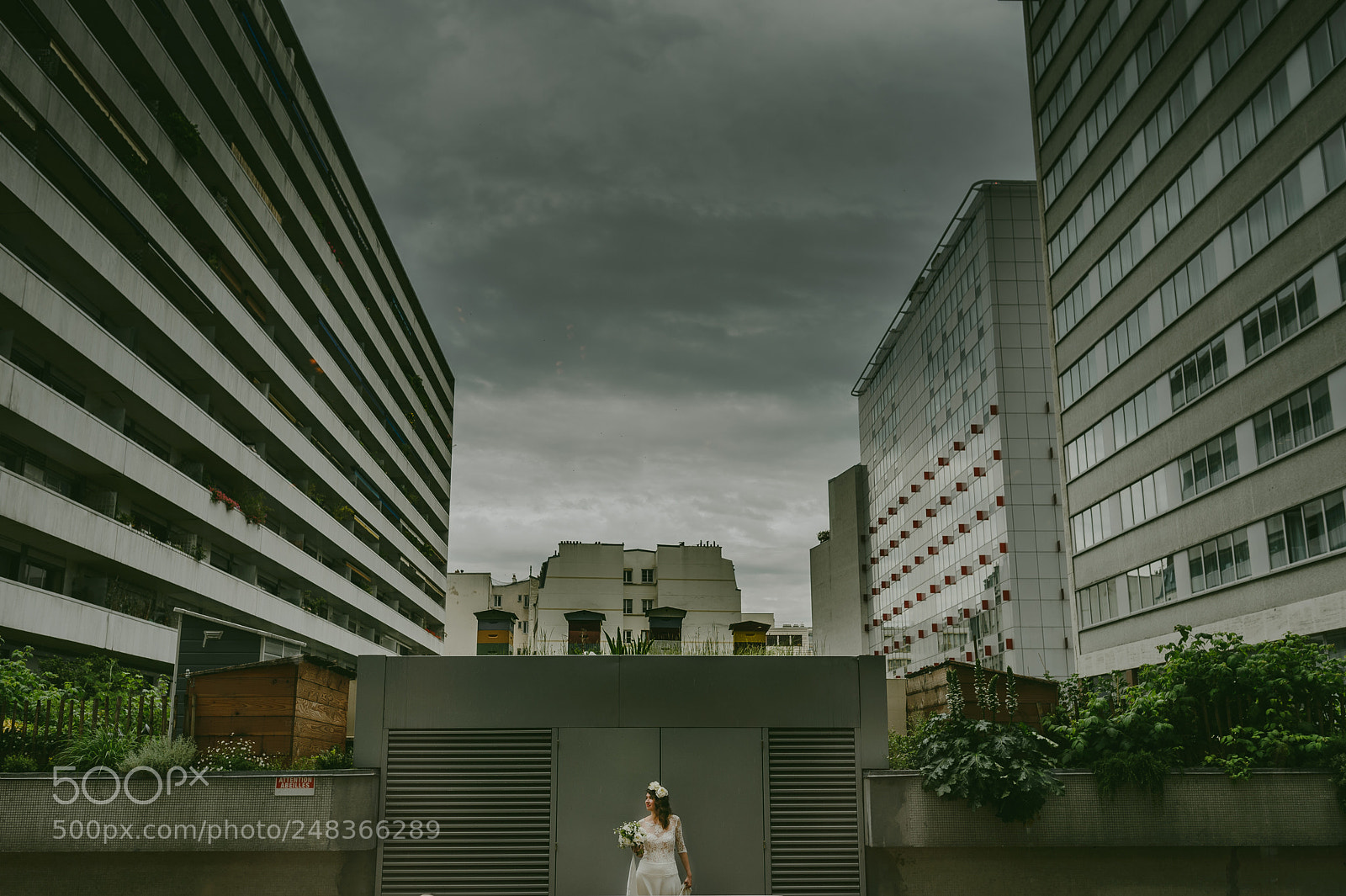 Nikon Df sample photo. Parisian bride photography