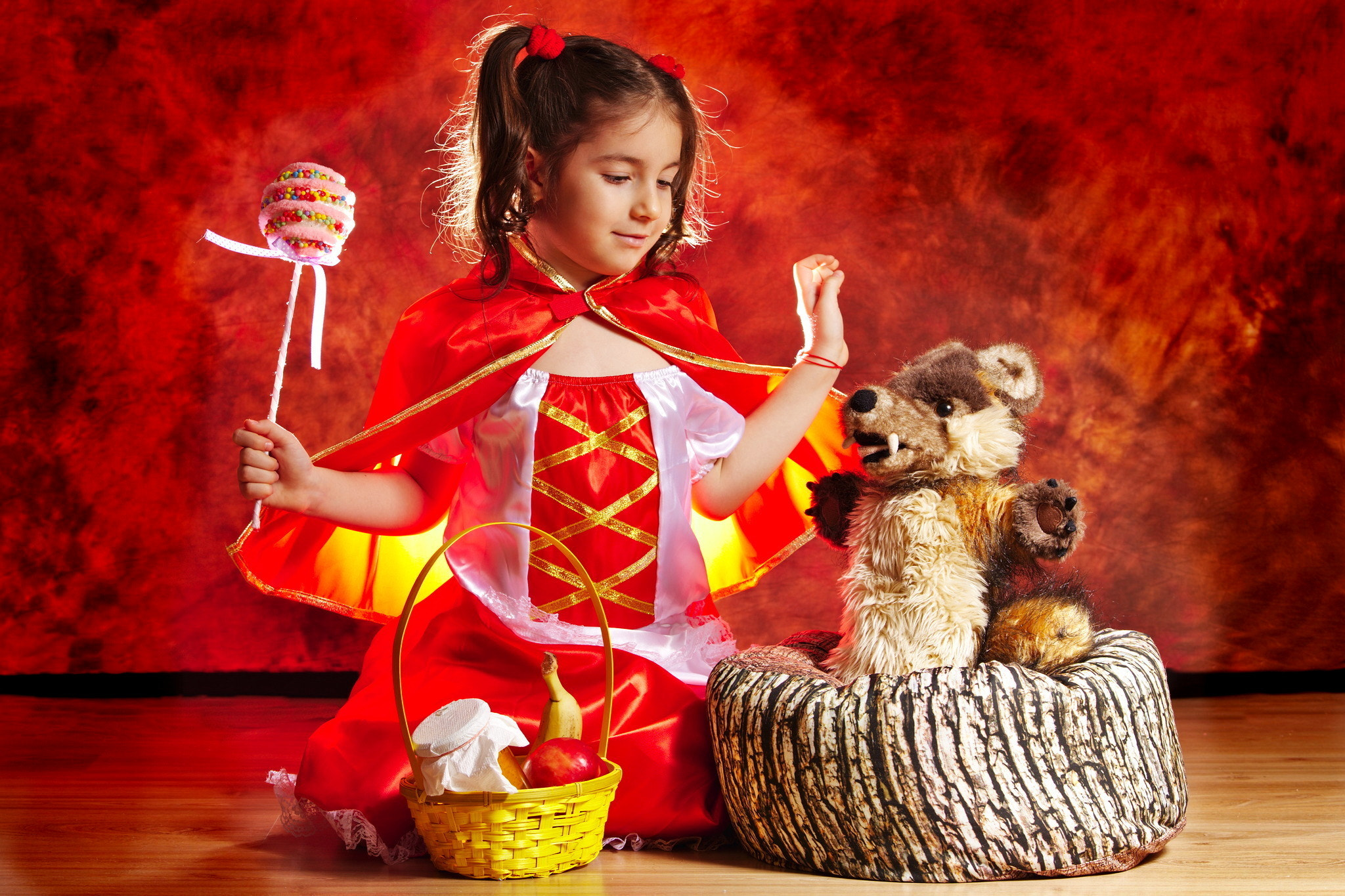 Canon EOS 6D + Canon EF 70-200mm F4L IS USM sample photo. Little red riding hood photography