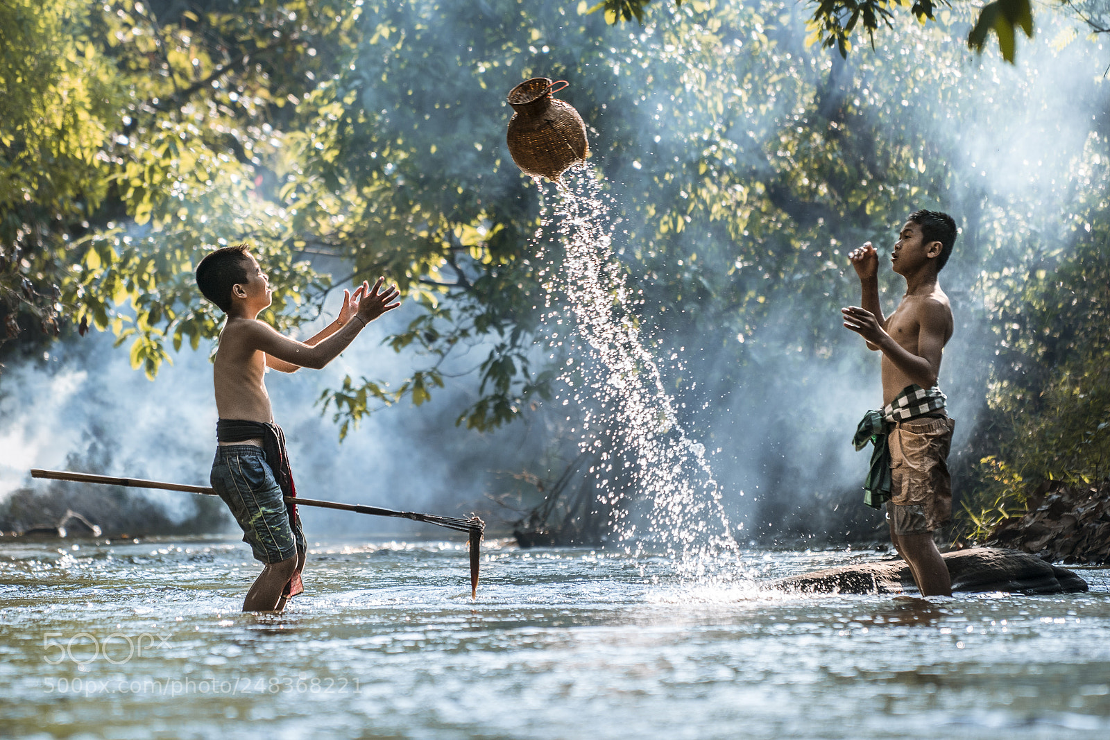 Sony a7R II sample photo. In the river photography
