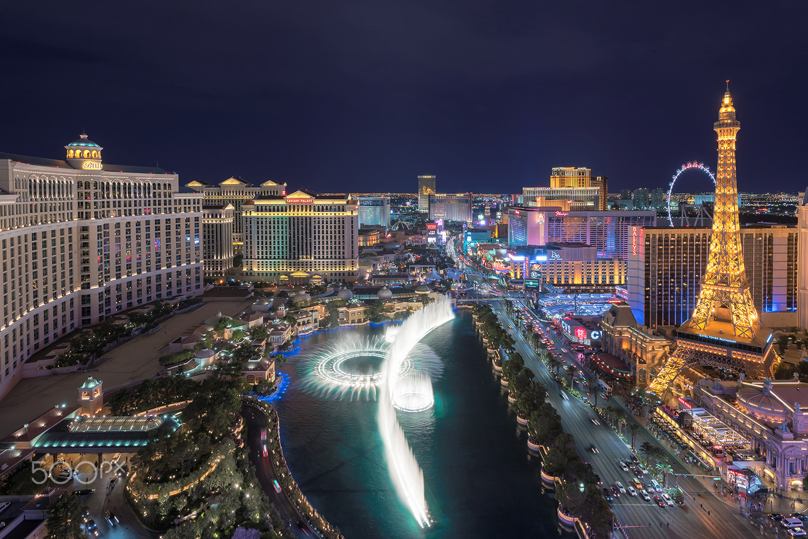 Vegas at night