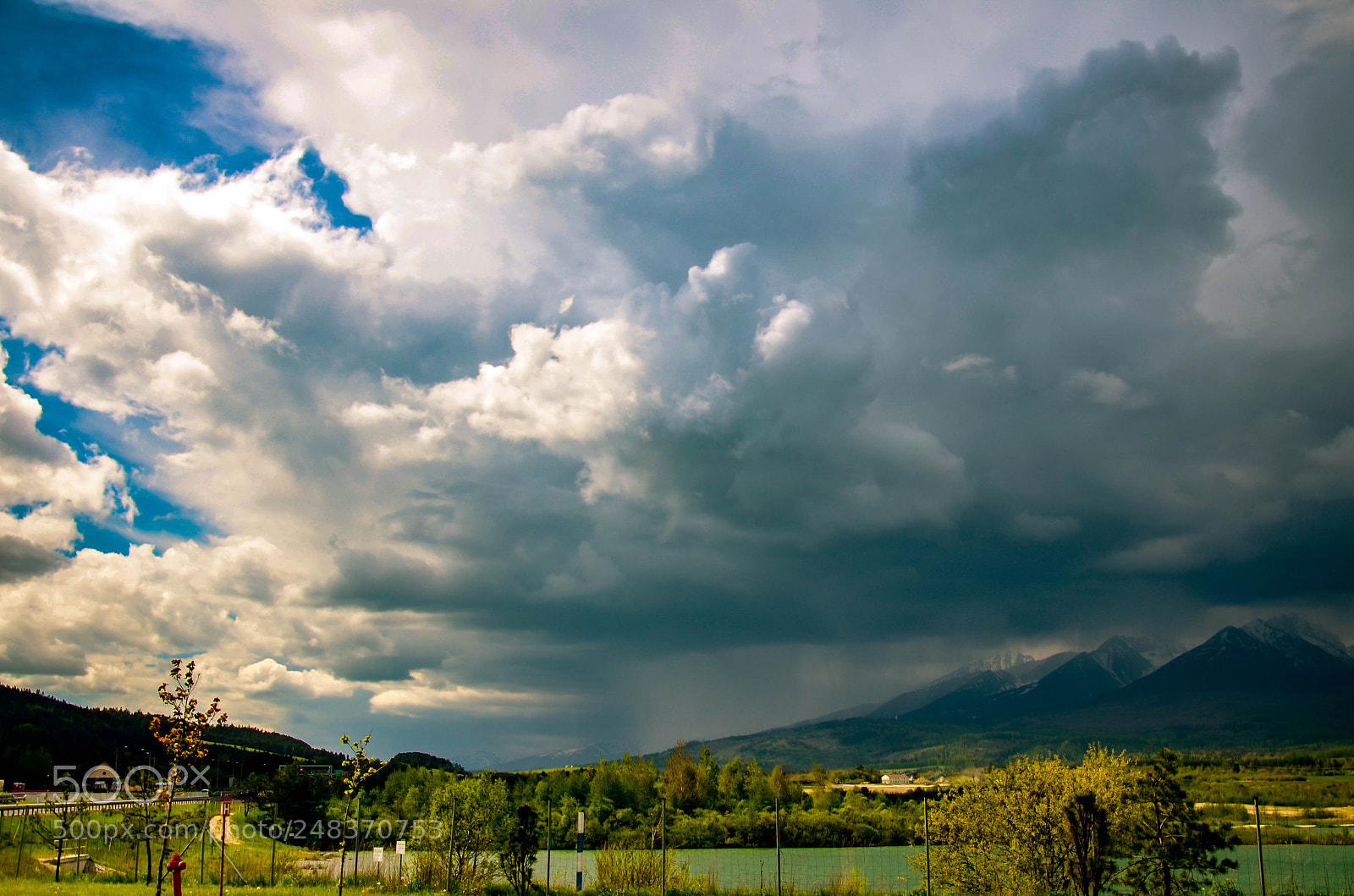 Nikon D5100 sample photo. Drama in the sky photography