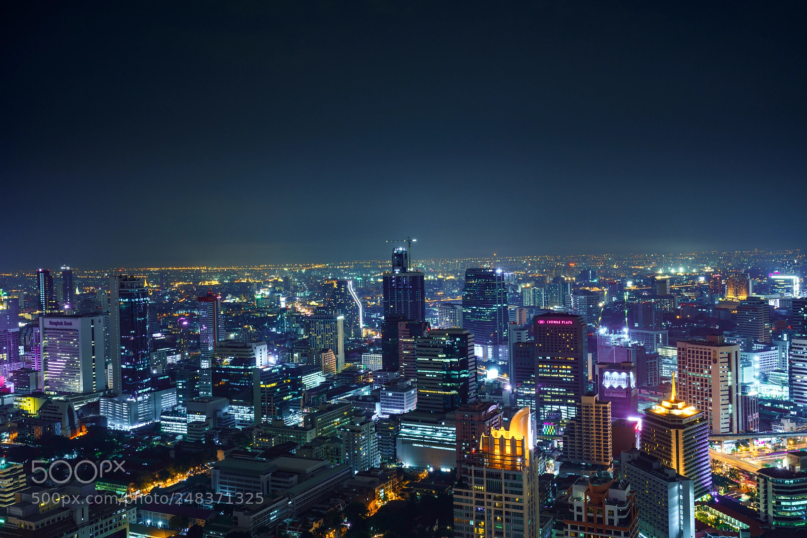 Sony a7R sample photo. Bangkok at night photography