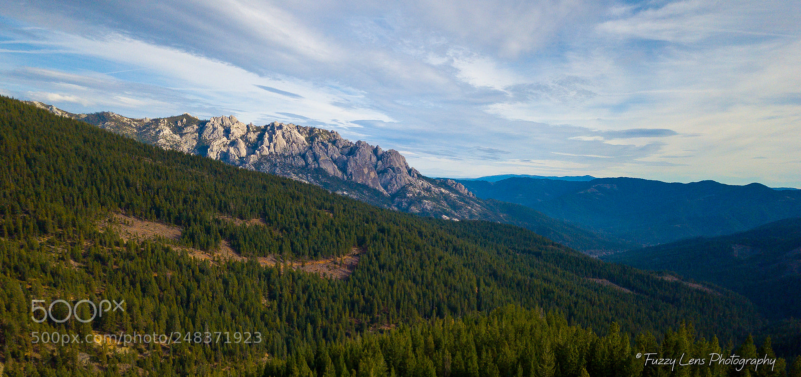 DJI FC220 sample photo. Castle crags flp photography