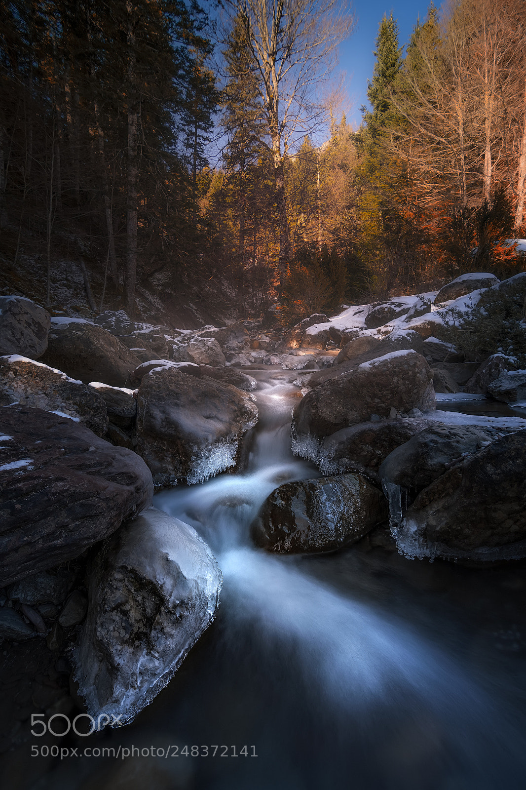 Nikon D500 sample photo. The ice path photography
