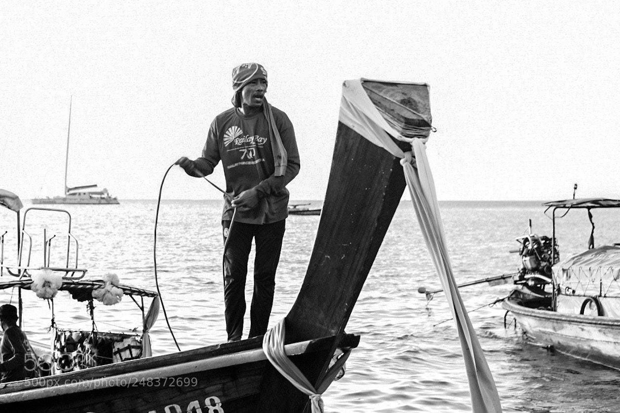 Fujifilm X-T2 sample photo. Krabi fisherman photography