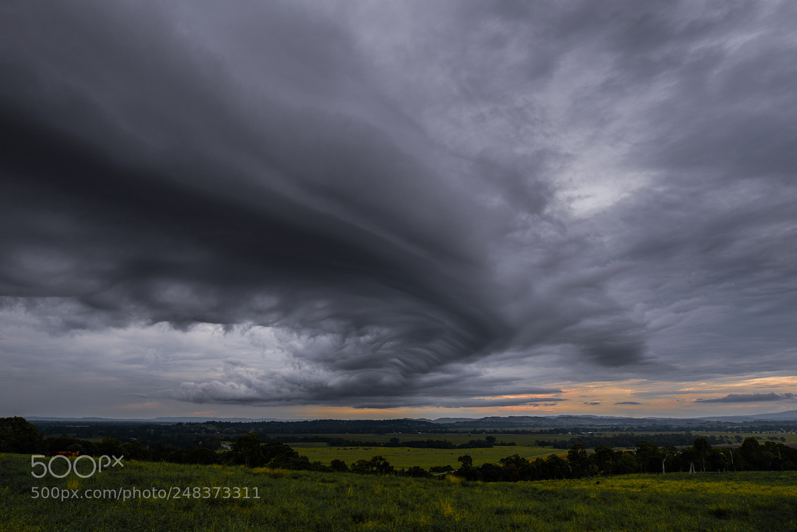 Nikon D610 sample photo. Storm front moving over photography