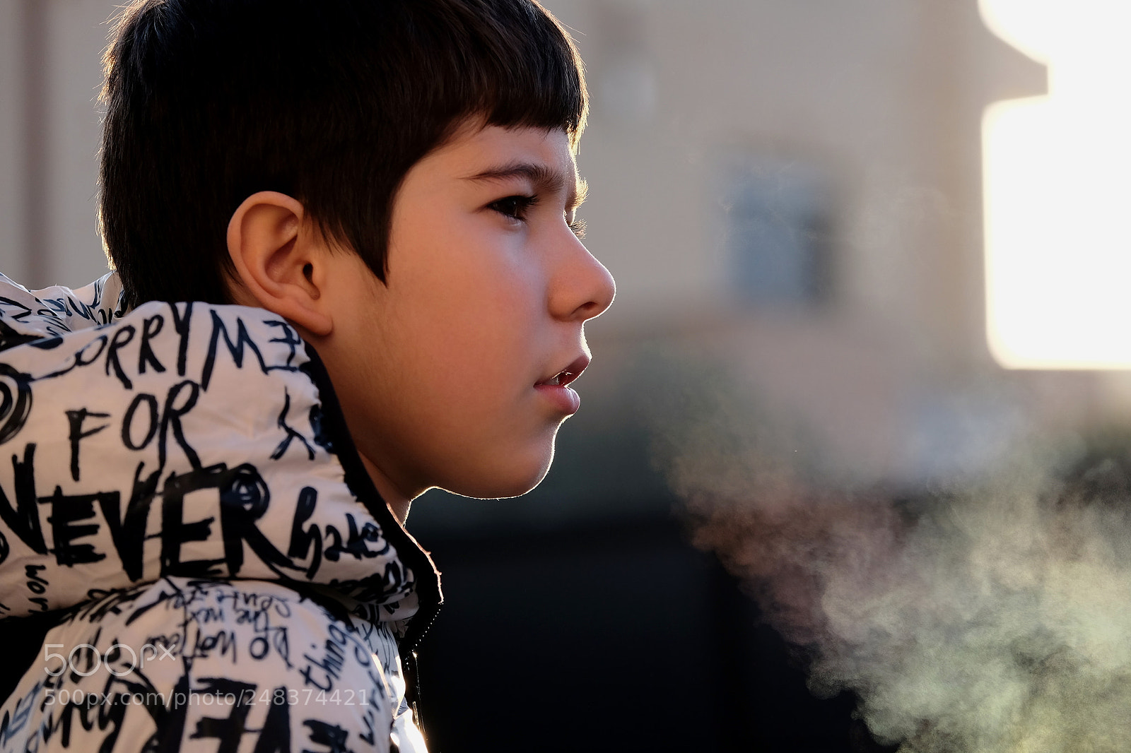 Fujifilm X-E2S sample photo. Kid going to school photography