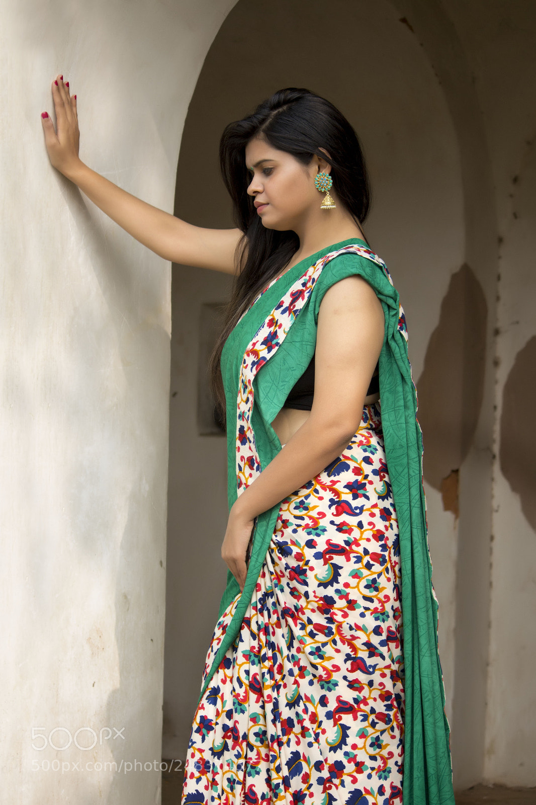 Canon EOS 700D (EOS Rebel T5i / EOS Kiss X7i) sample photo. Smriti sharma saree photoshoot photography