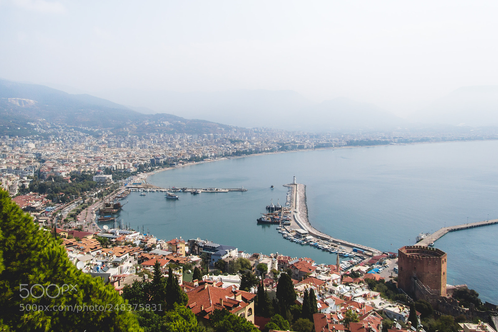 Canon EOS 60D sample photo. Seaport of alanya, turkey photography