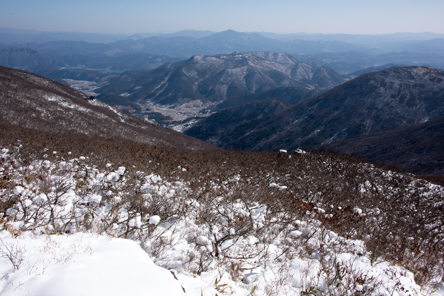 Nikon D810 sample photo. Mt mudeung in winter photography