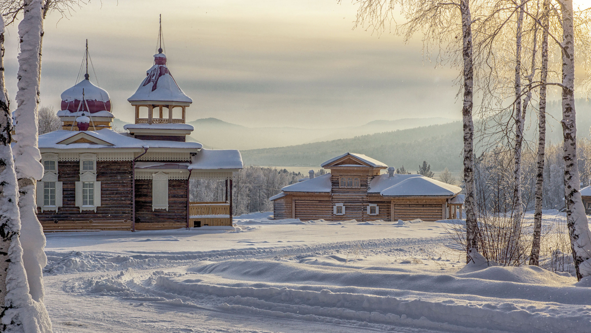 Sony SLT-A77 sample photo. Siberia village photography