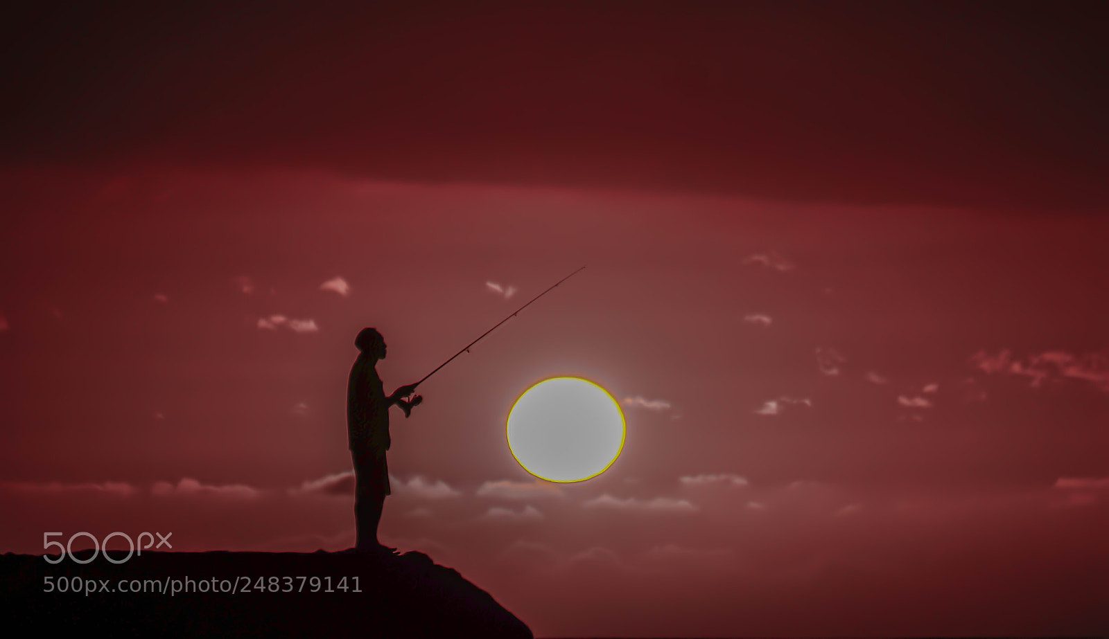 Sony a5100 sample photo. Fishing high....in the sky photography