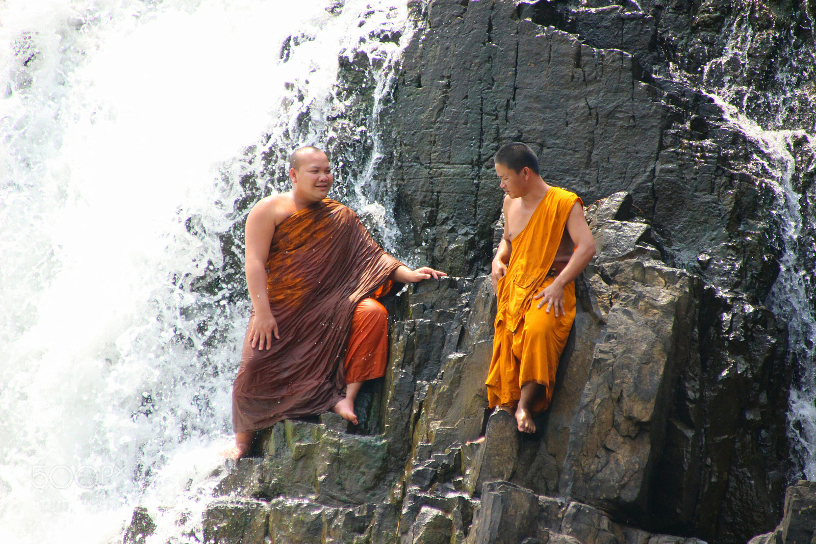 Canon EOS 100D (EOS Rebel SL1 / EOS Kiss X7) sample photo. Monks waterfall photography
