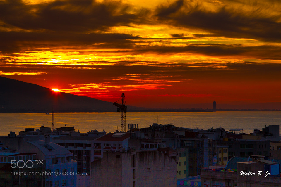 Canon EOS 7D sample photo. Sunset izmir turkey photography