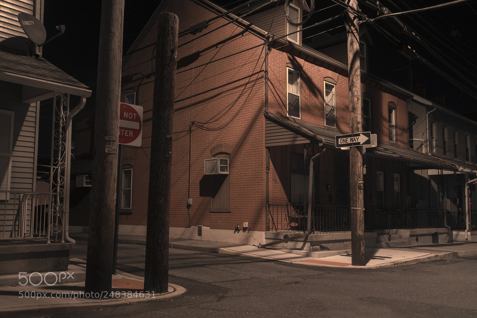 Nikon D7100 sample photo. One way alley photography