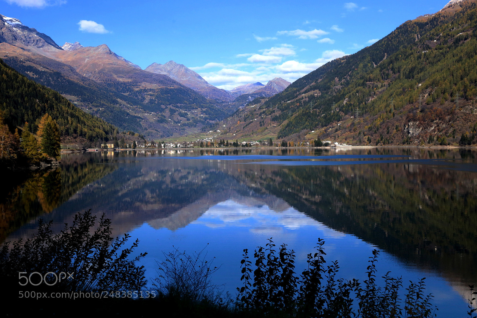 Canon EF 24-70mm F4L IS USM sample photo. Lake poschiavo photography