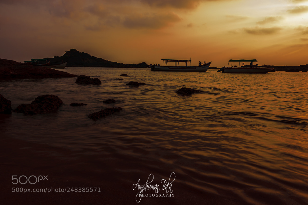 Nikon D5300 sample photo. Gokarna during sunset photography