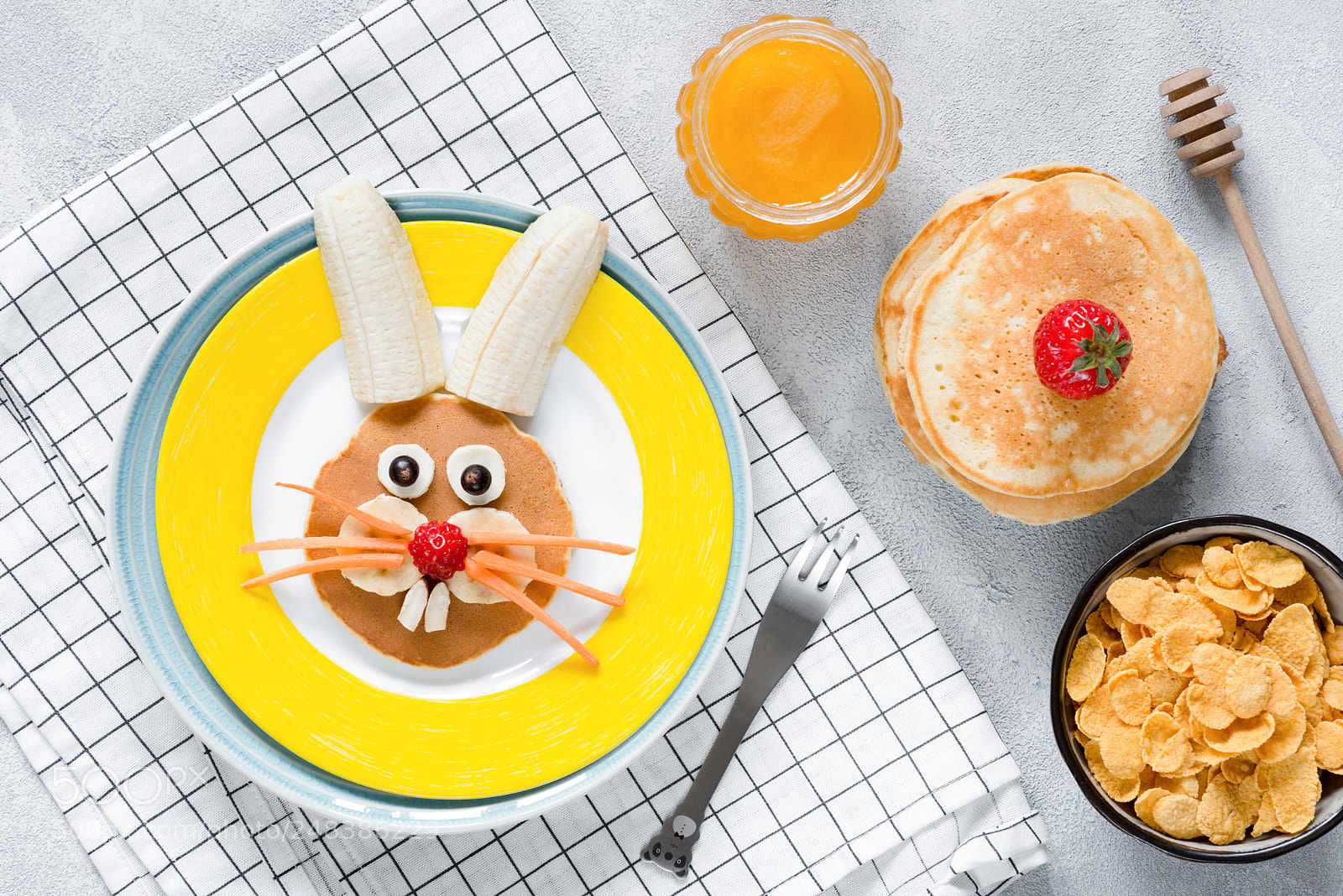 Nikon D810 sample photo. Breakfast for kids. easter photography