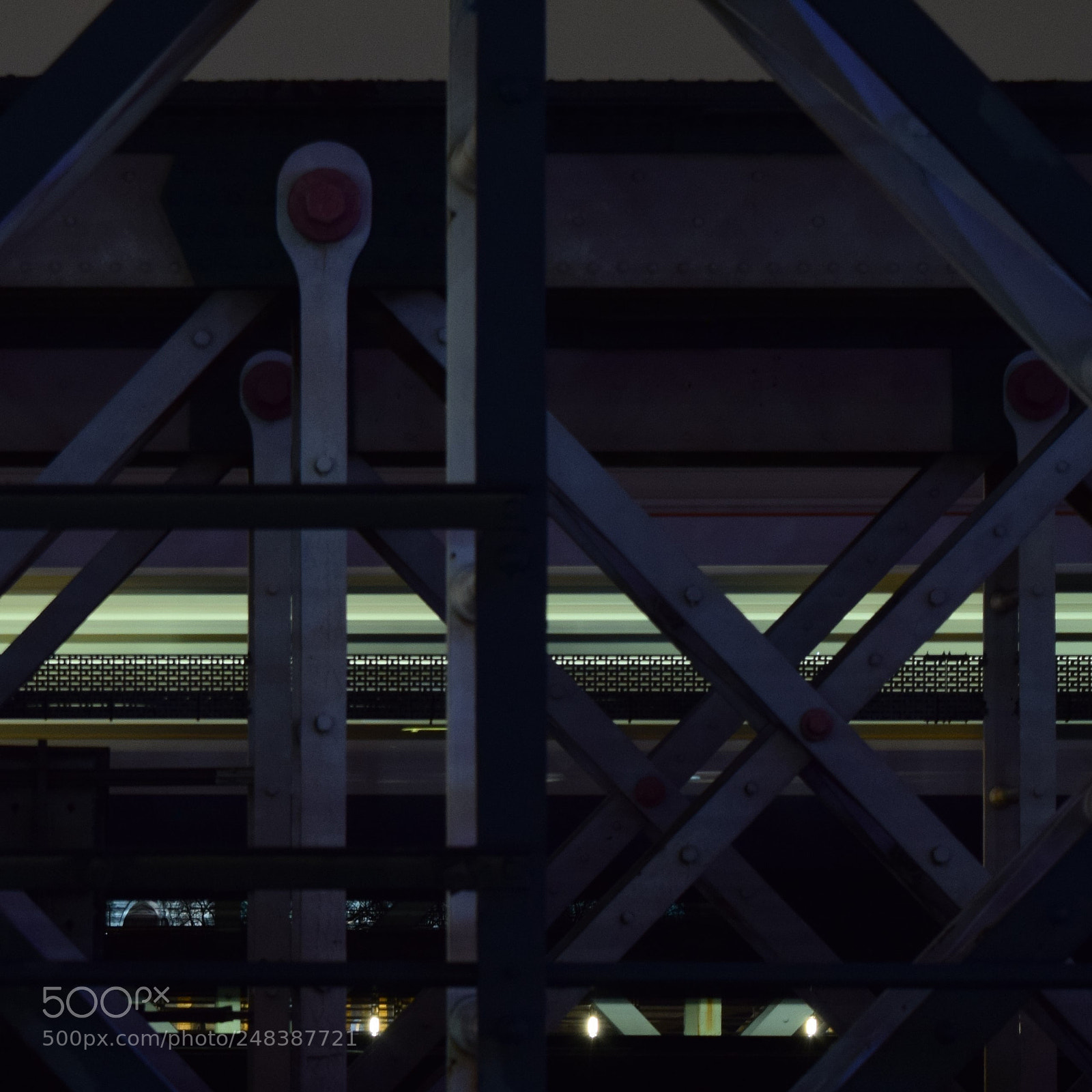 Nikon D5300 sample photo. Train on hungerford bridge photography