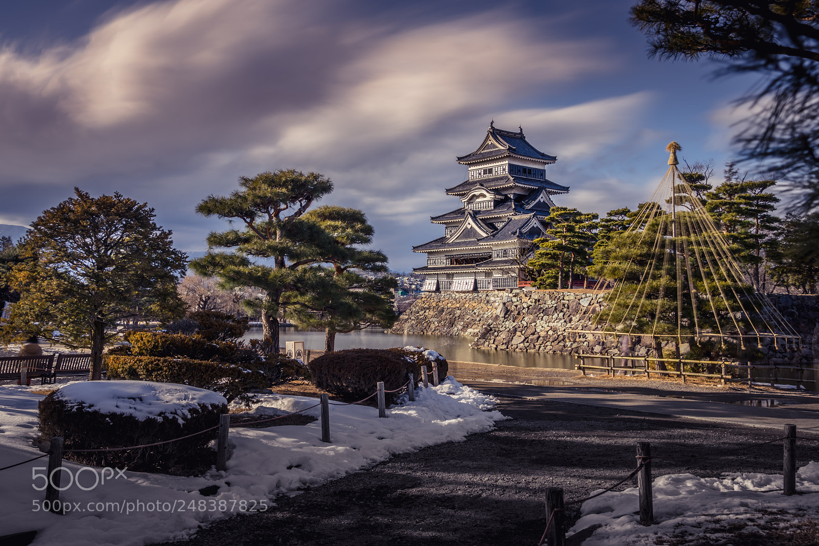 Sony a7R sample photo. Matsumoto castle photography