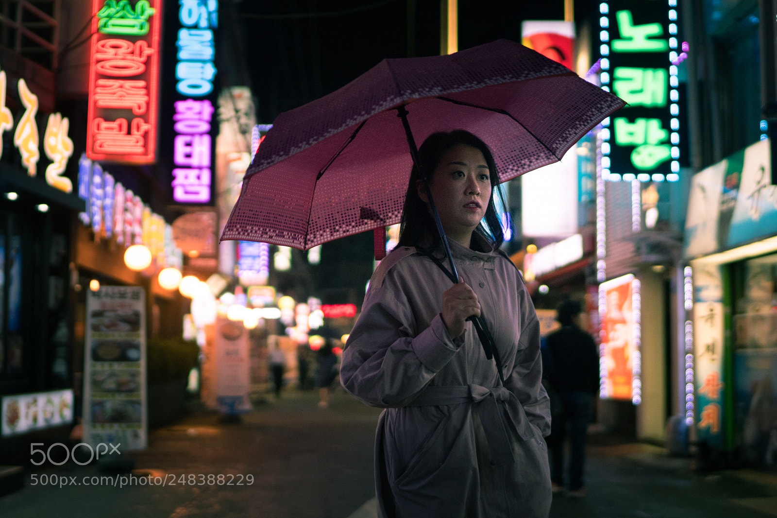 Sony a6300 sample photo. Yeongdeungpo night life photography