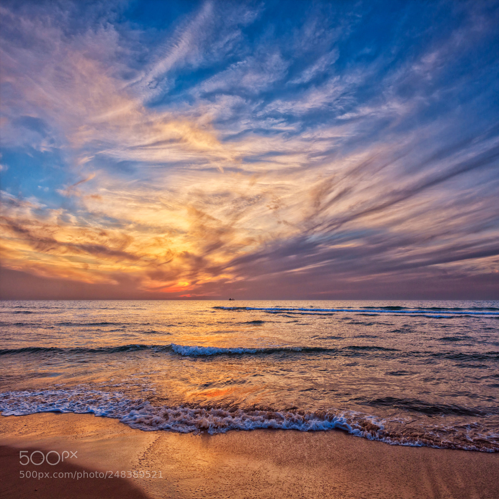 Canon EOS 5DS sample photo. Sunset on the mediterranean photography