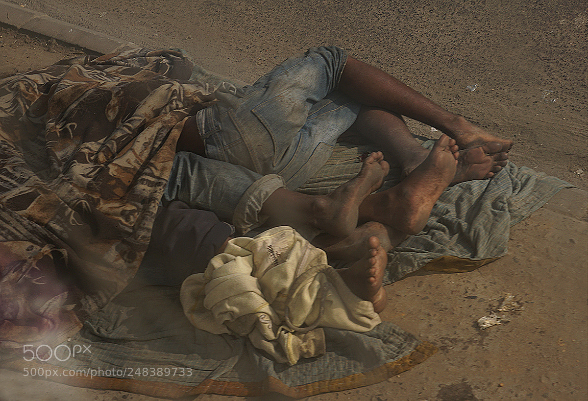 Sony a6000 sample photo. Beggars sleeping on the photography