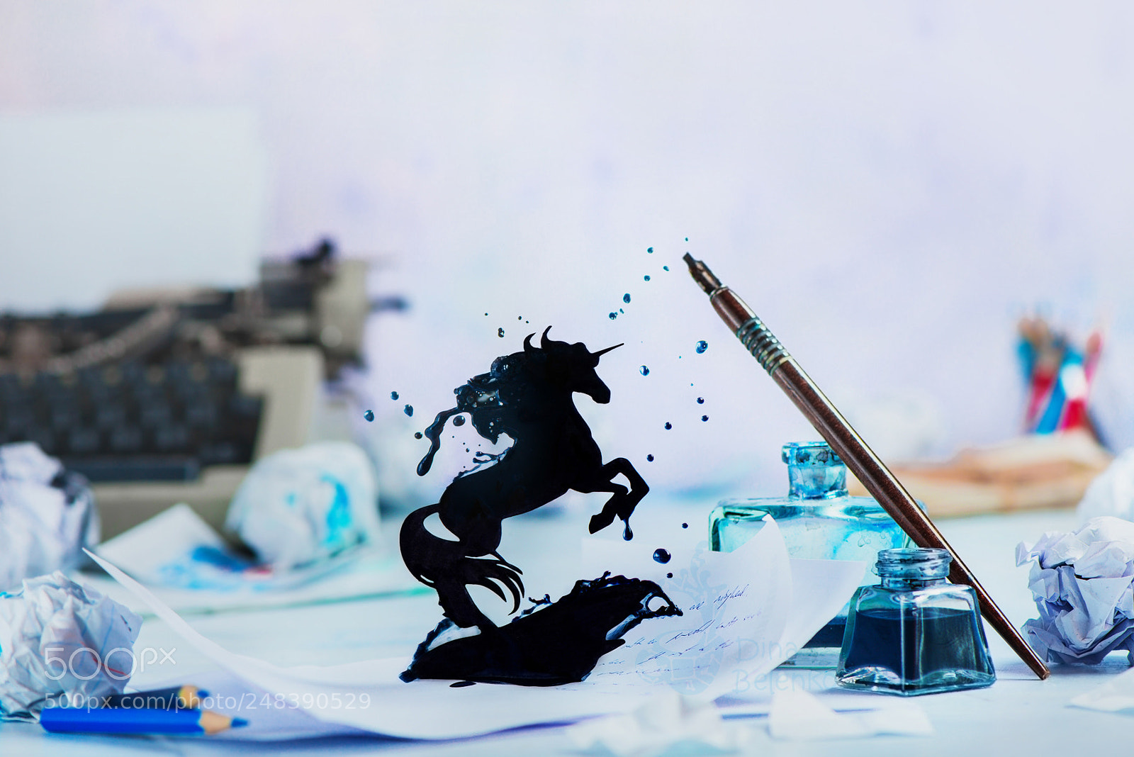 Nikon D800 sample photo. Stories of ink fairy photography