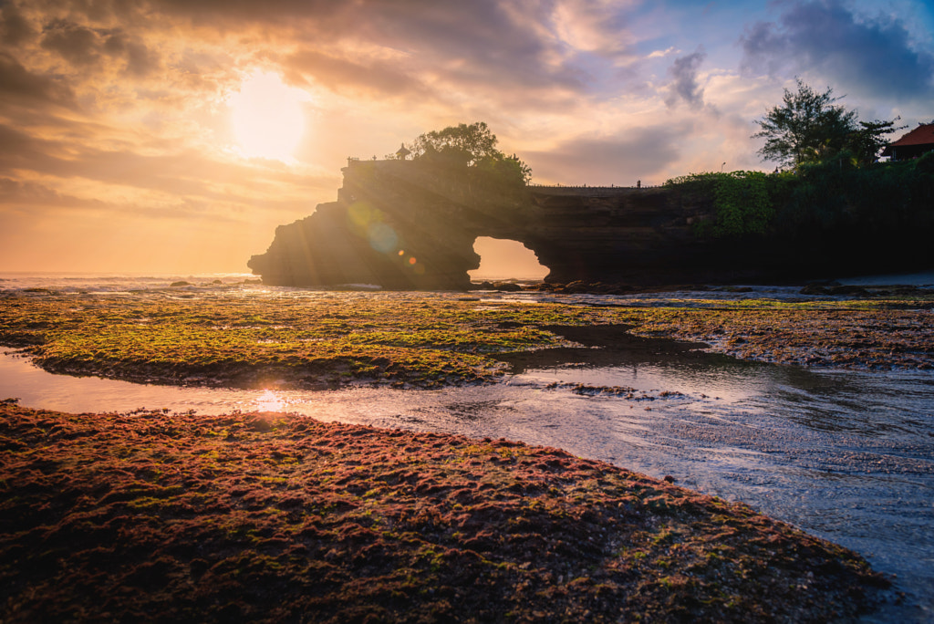 Tanah Lot Temple on sea at sunset in Bali Island, Indonesia. by Nuttawut Uttamaharach on 500px.com