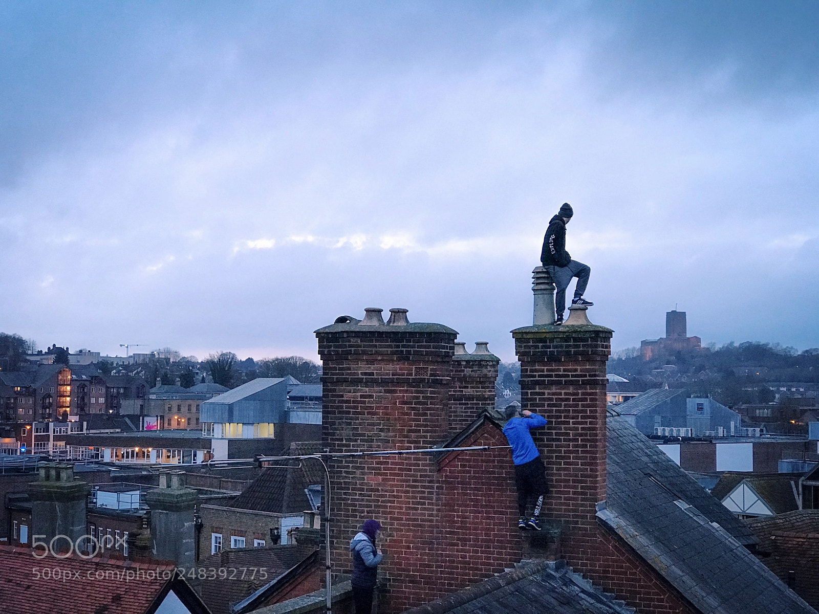 Apple iPhone 7 Plus sample photo. Rooftops of guildford photography
