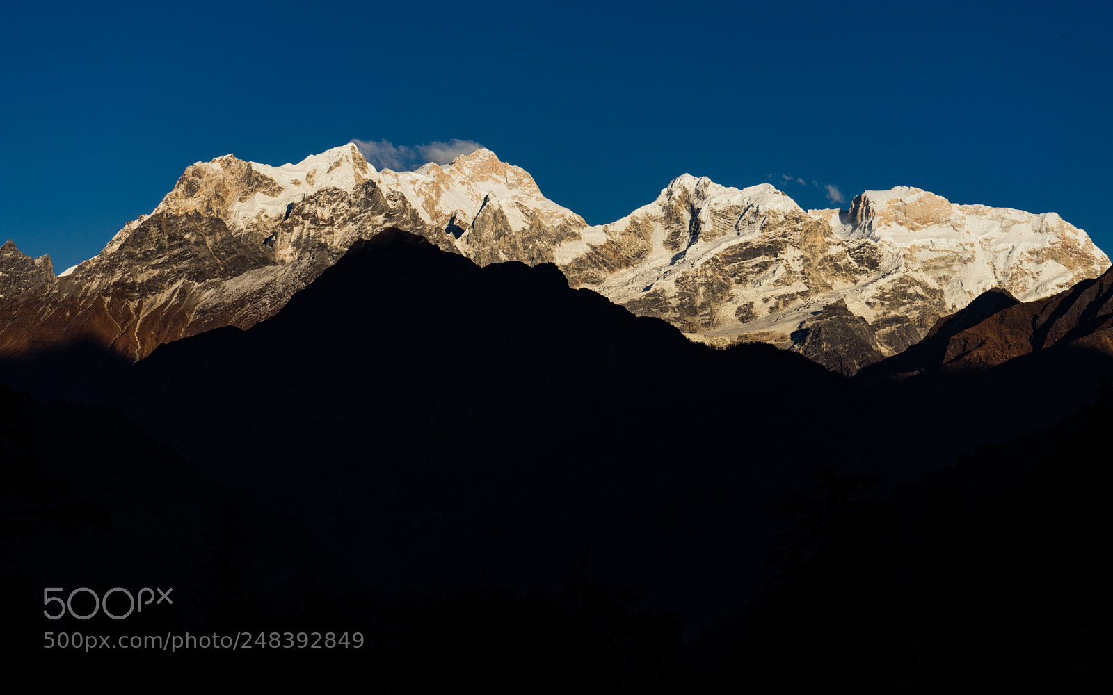 Sony a7 II sample photo. Manaslu at sunrise (8,163 meters) photography