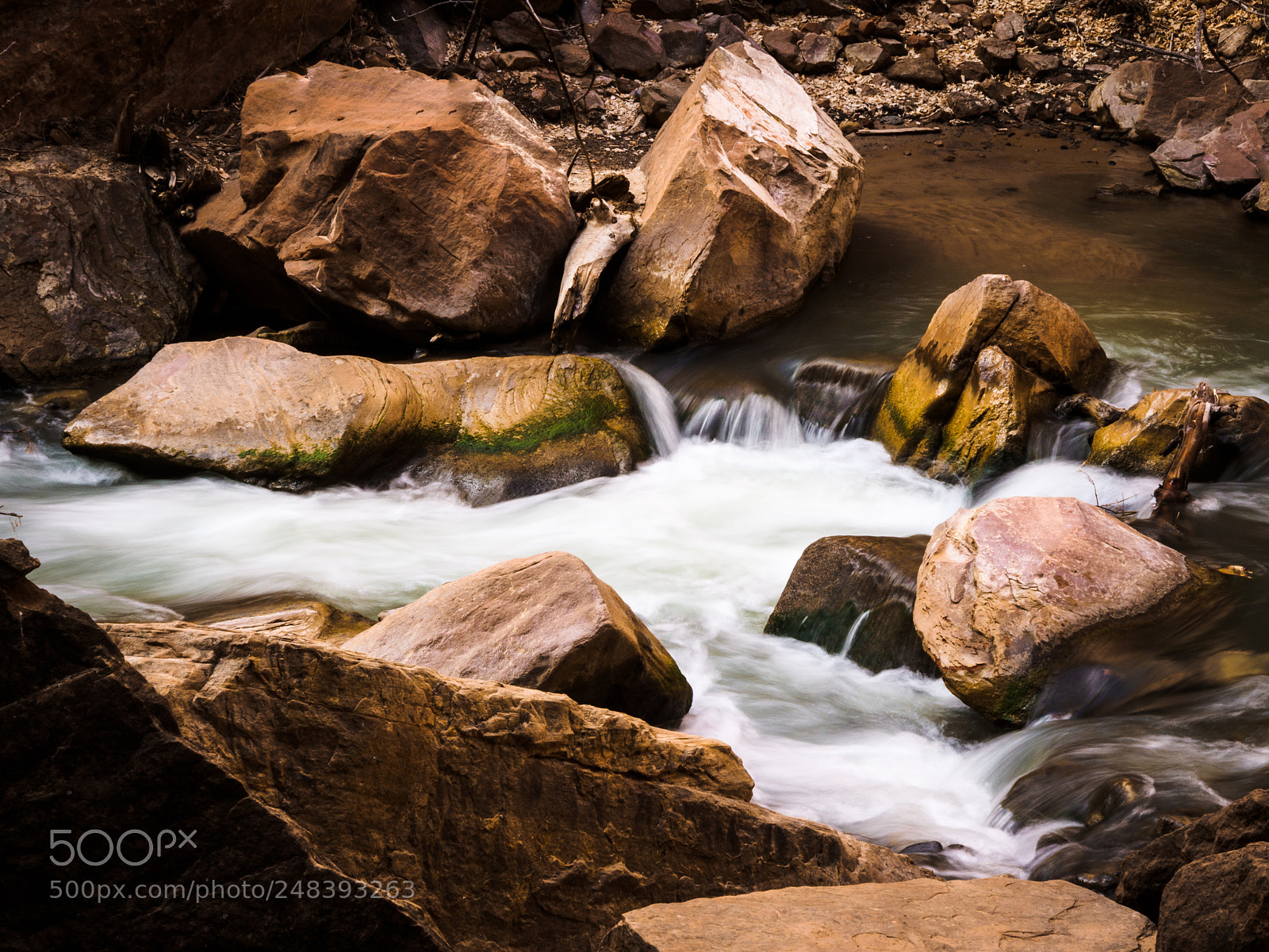 Olympus OM-D E-M1 Mark II sample photo. Boulders in river photography