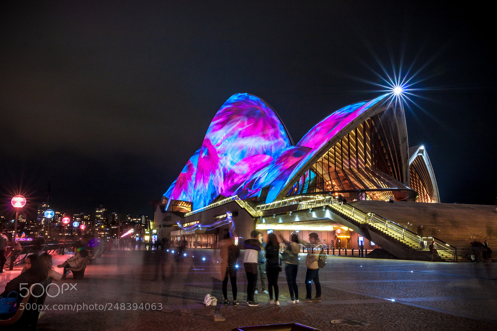 Canon EOS 500D (EOS Rebel T1i / EOS Kiss X3) sample photo. Vivid opera house photography