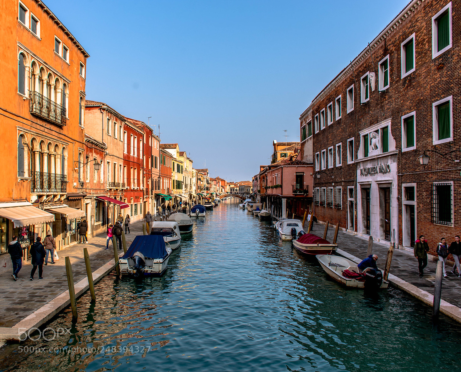 Nikon D7200 sample photo. Canal bisecting the street photography