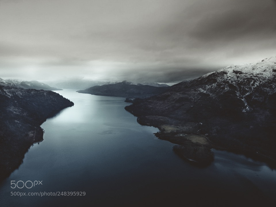 DJI FC220 sample photo. Loch lomond. photography