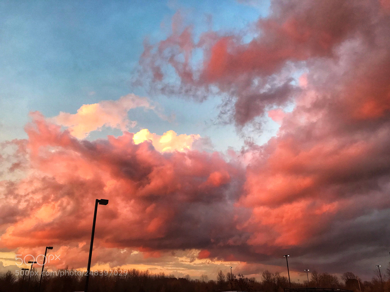 Apple iPhone 7 sample photo. Red sky photography