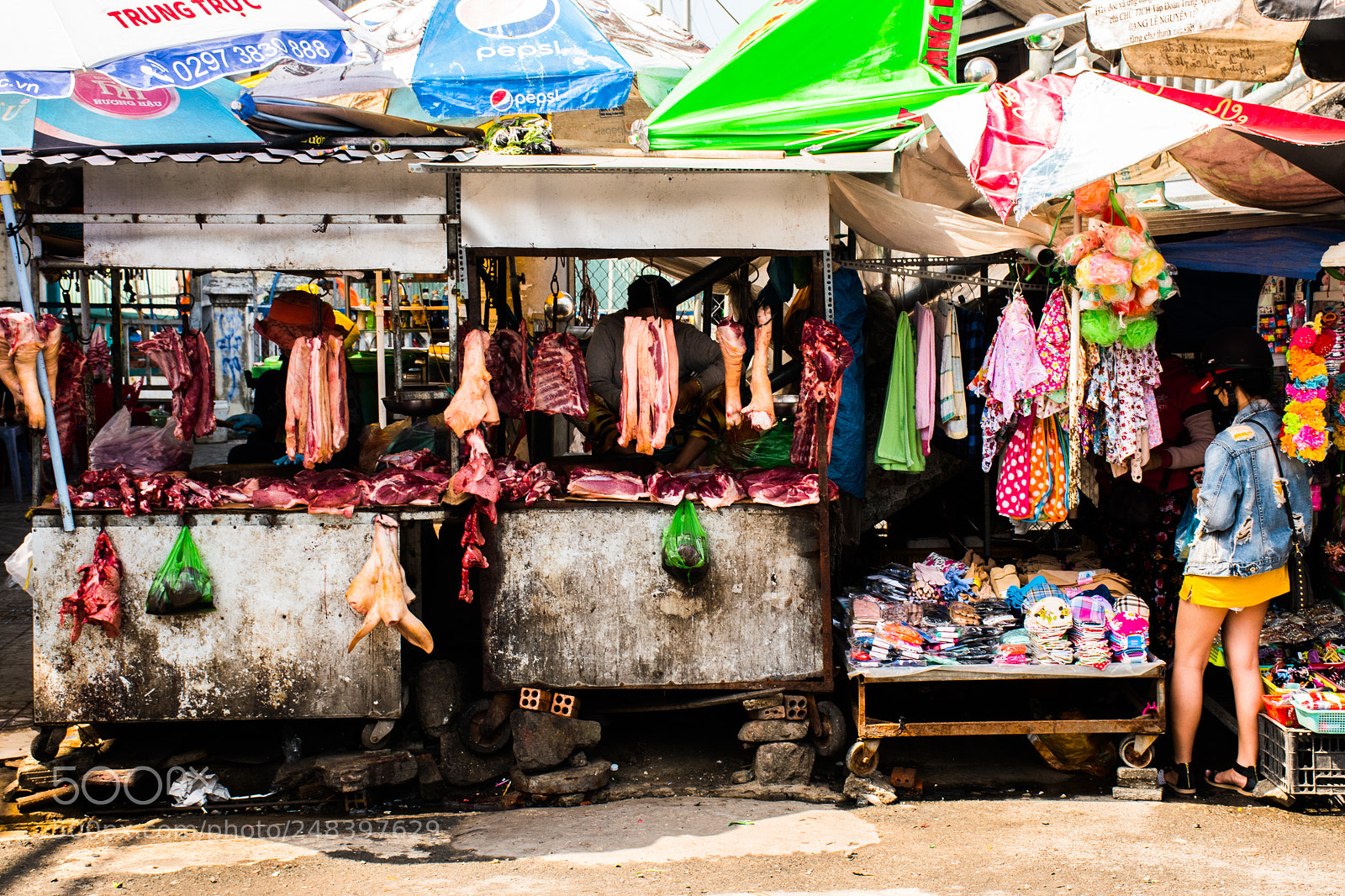 Nikon D5600 sample photo. Butcher shop, phu quoc photography