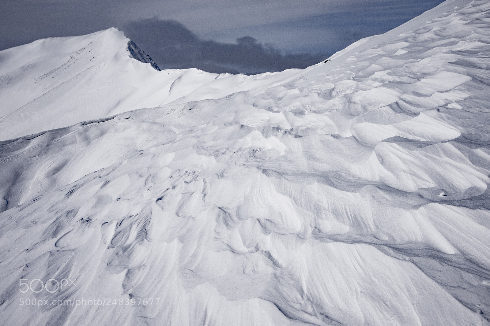 Pentax K-1 sample photo. Snow mountain photography