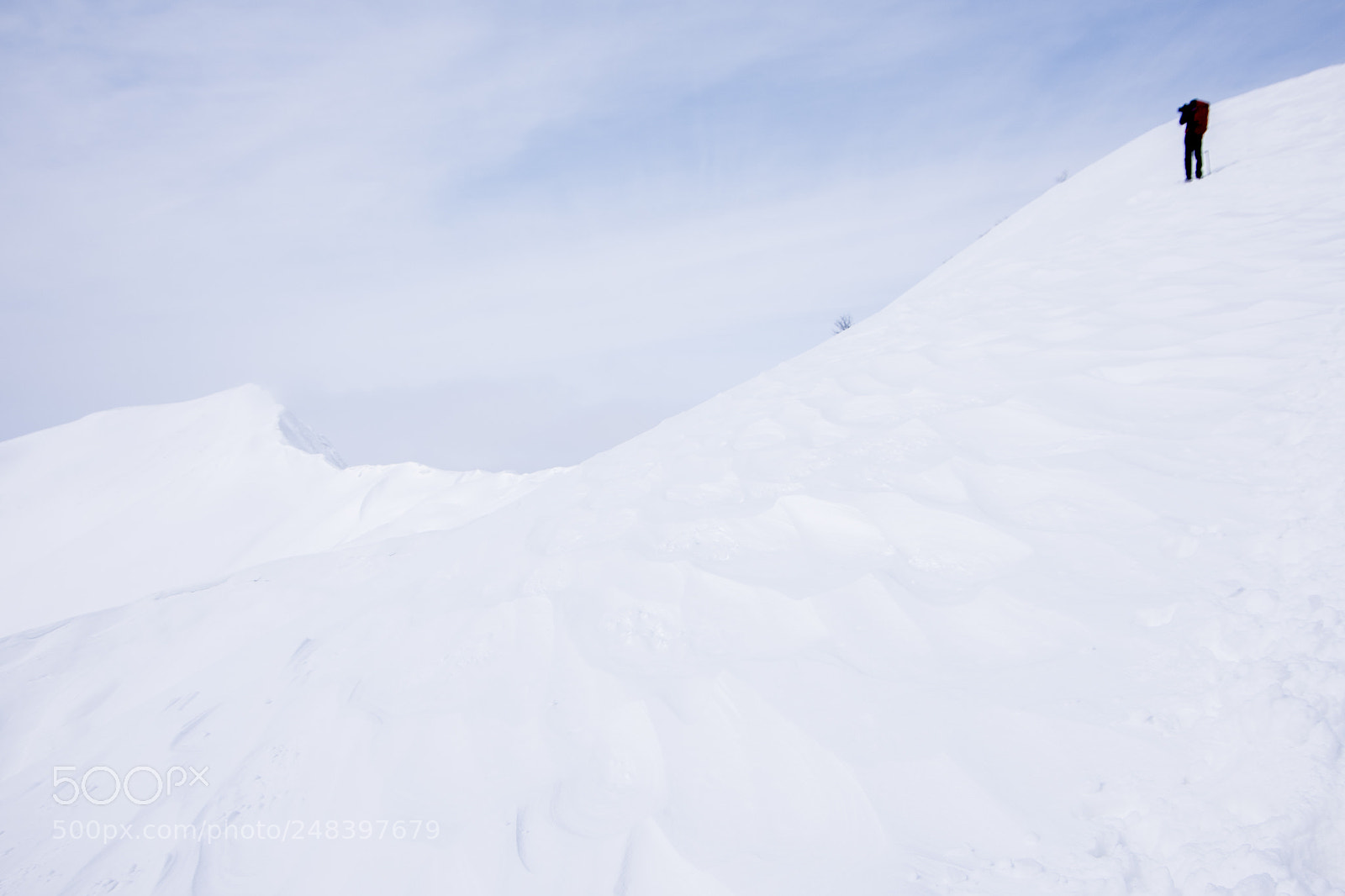 Pentax K-1 sample photo. Snow mountain photography