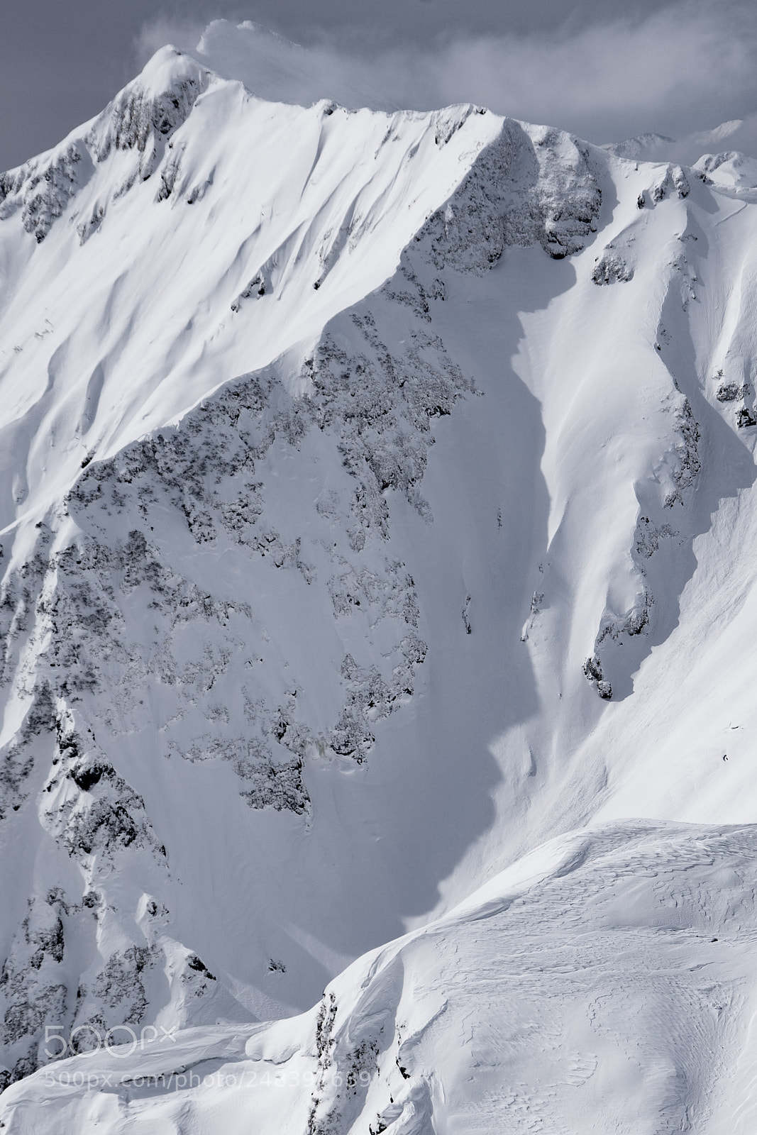 Pentax K-1 sample photo. Snow mountain photography