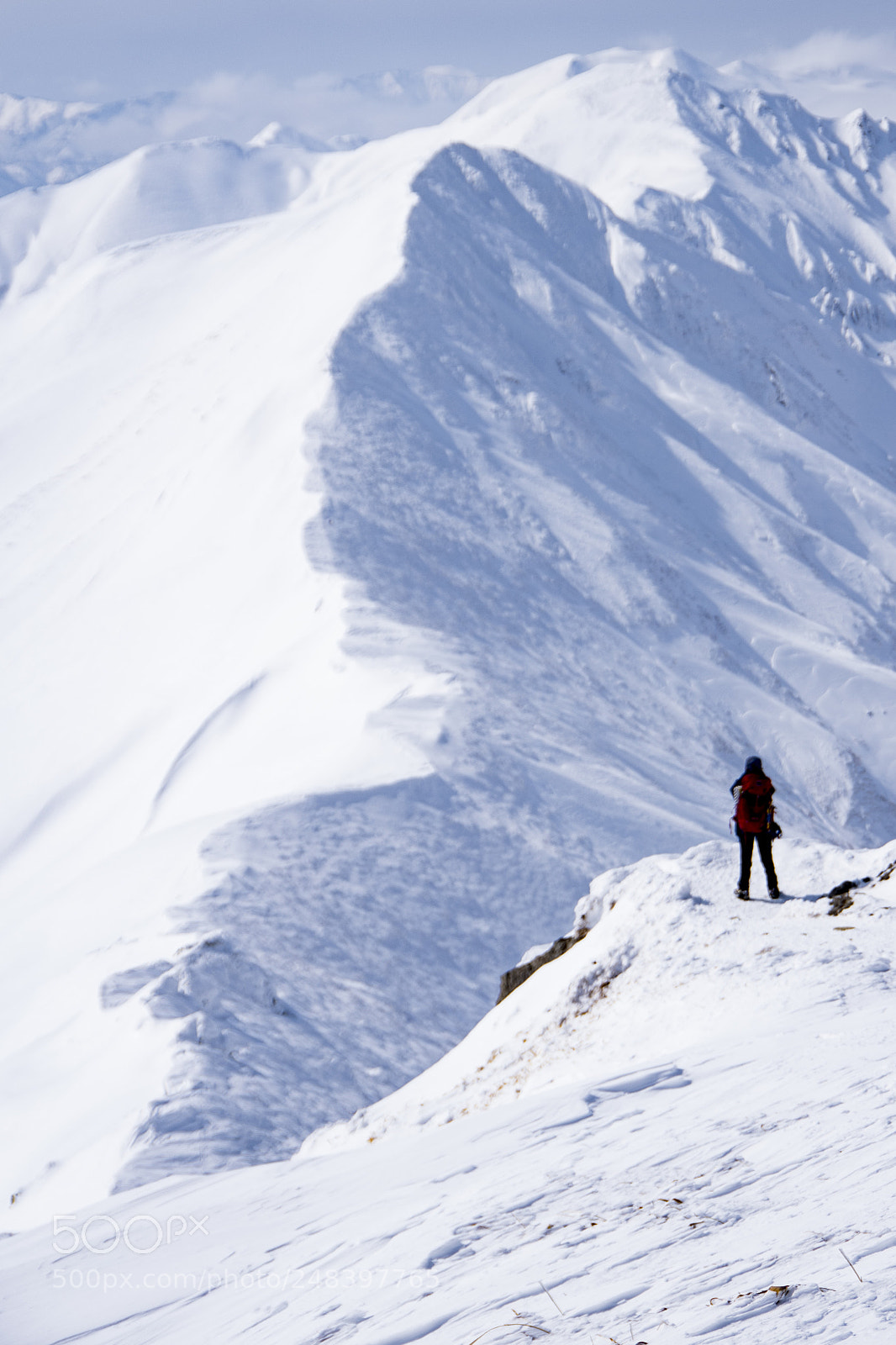 Pentax K-1 sample photo. Snow mountain photography
